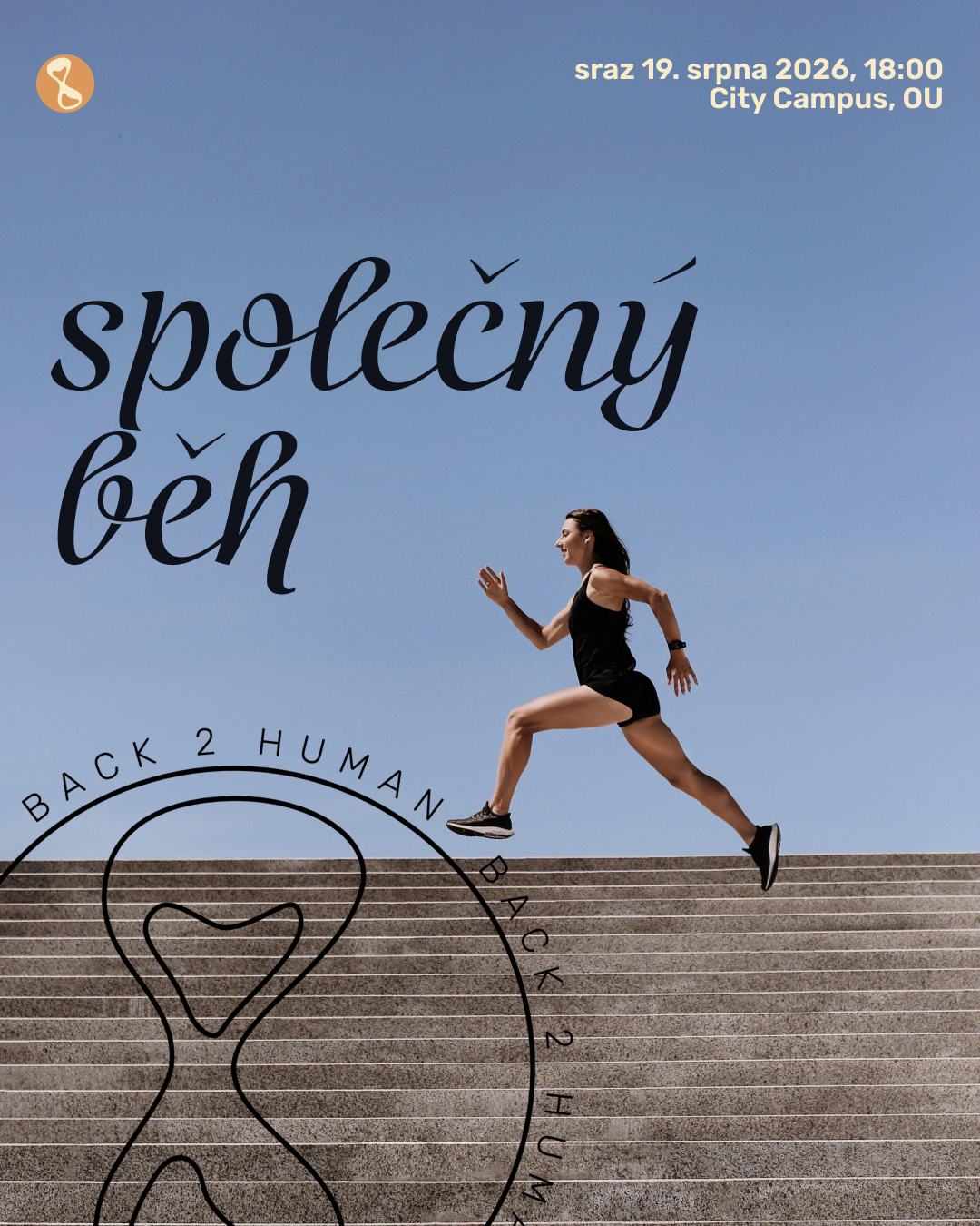 Ukázka vizuální identity – Instagramový příspěvek projektu Back To Human